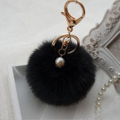 Furry Ball Keychain