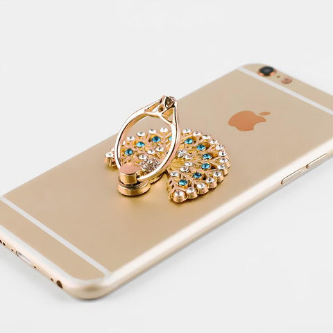 Luxury Peacock Phone Ring